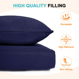 Outdoor Deep Seat Patio Seat Cushion Set, 25x25x5 inch, 2 - Piece Back Chair Cushion - Eagle Peak Custom Canopy Tent