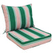 Outdoor Deep Seat Patio Seat Cushion Set, 25x25x5 inch, 2 - Piece Back Chair Cushion - Eagle Peak