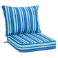 Outdoor Deep Seat Patio Seat Cushion Set, 25x25x5 inch, 2 - Piece Back Chair Cushion - Eagle Peak Custom Canopy Tent