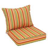 Outdoor Deep Seat Patio Seat Cushion Set, 25x25x5 inch, 2 - Piece Back Chair Cushion - Eagle Peak Custom Canopy Tent