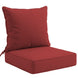 Outdoor Deep Seat Patio Seat Cushion Set, 25x25x5 inch, 2 - Piece Back Chair Cushion - Eagle Peak