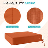 Outdoor Deep Seat Patio Seat Cushion Set, 25x25x5 inch, 2 - Piece Back Chair Cushion - Eagle Peak Custom Canopy Tent