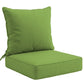 Outdoor Deep Seat Patio Seat Cushion Set, 25x25x5 inch, 2 - Piece Back Chair Cushion - Eagle Peak