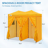 Outdoor Pop Up Changing Room 8x4 ft - Eagle Peak Custom Canopy Tent