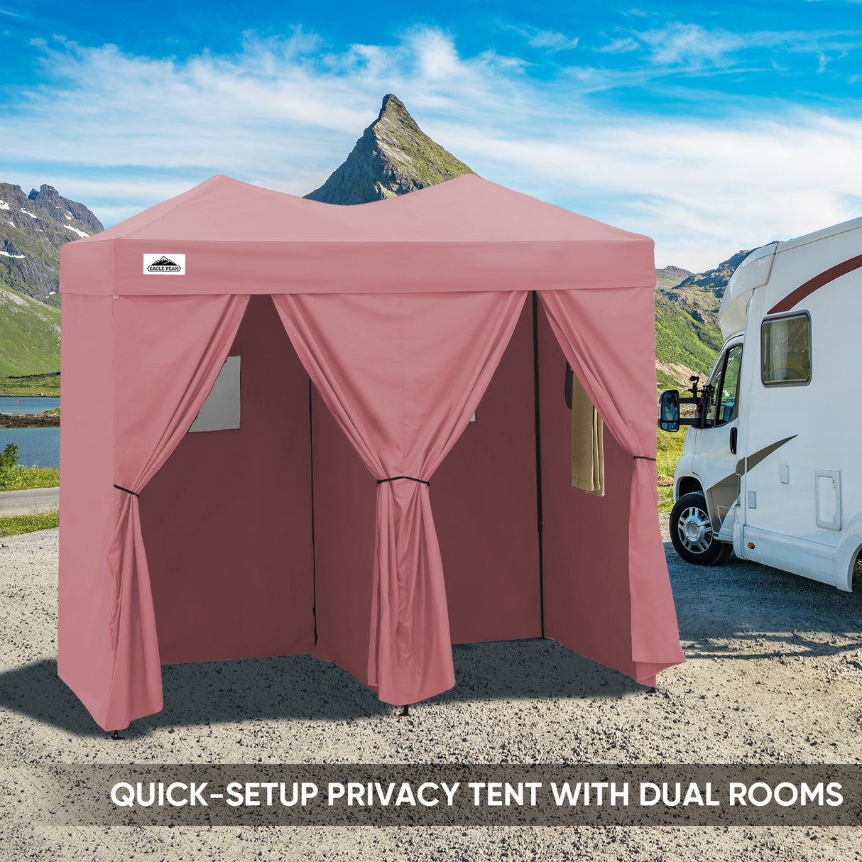 Outdoor Pop Up Changing Room 8x4 ft - Eagle Peak Custom Canopy Tent
