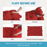 Outdoor Porch 2 - 3 Seater Swing Cushion,59"x43" - Eagle Peak Custom Canopy Tent