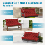 Outdoor Porch 2 - 3 Seater Swing Cushion,59"x43" - Eagle Peak Custom Canopy Tent