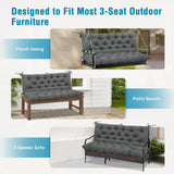 Outdoor Porch 2 - 3 Seater Swing Cushion,59"x43" - Eagle Peak Custom Canopy Tent