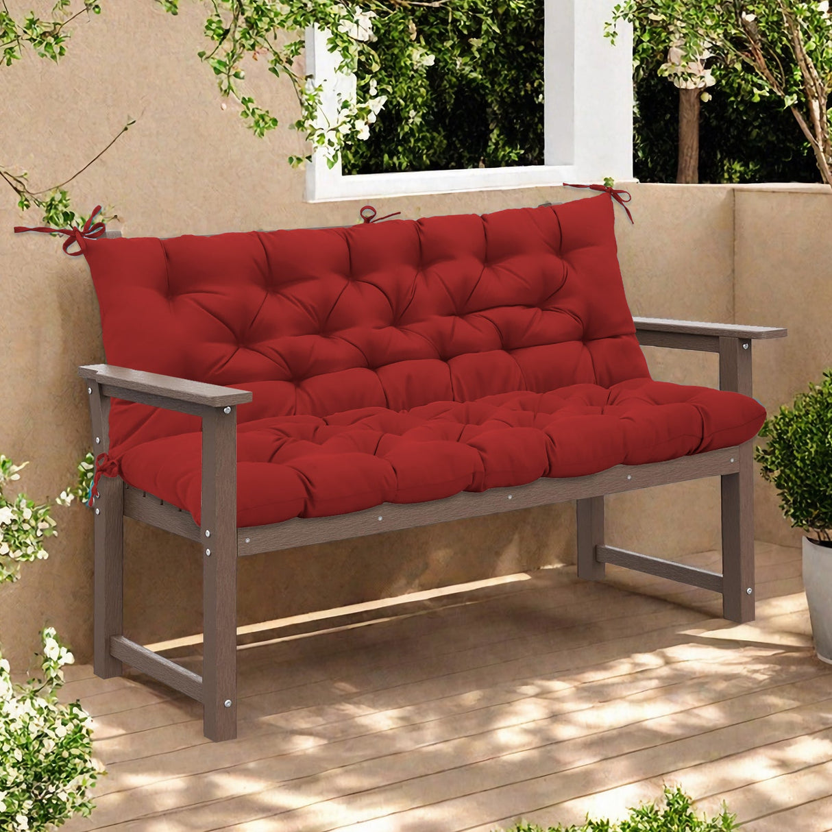 Outdoor Porch 2 - 3 Seater Swing Cushion,59"x43" - Eagle Peak Custom Canopy Tent