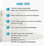 Outdoor Porch 2 - 3 Seater Swing Cushion,59"x43" - Eagle Peak Custom Canopy Tent