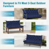 Outdoor Porch 2 - 3 Seater Swing Cushion,59"x43" - Eagle Peak Custom Canopy Tent