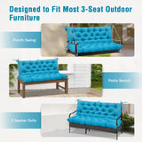 Outdoor Porch 2 - 3 Seater Swing Cushion,59"x43" - Eagle Peak Custom Canopy Tent