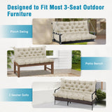 Outdoor Porch 2 - 3 Seater Swing Cushion,59"x43" - Eagle Peak Custom Canopy Tent