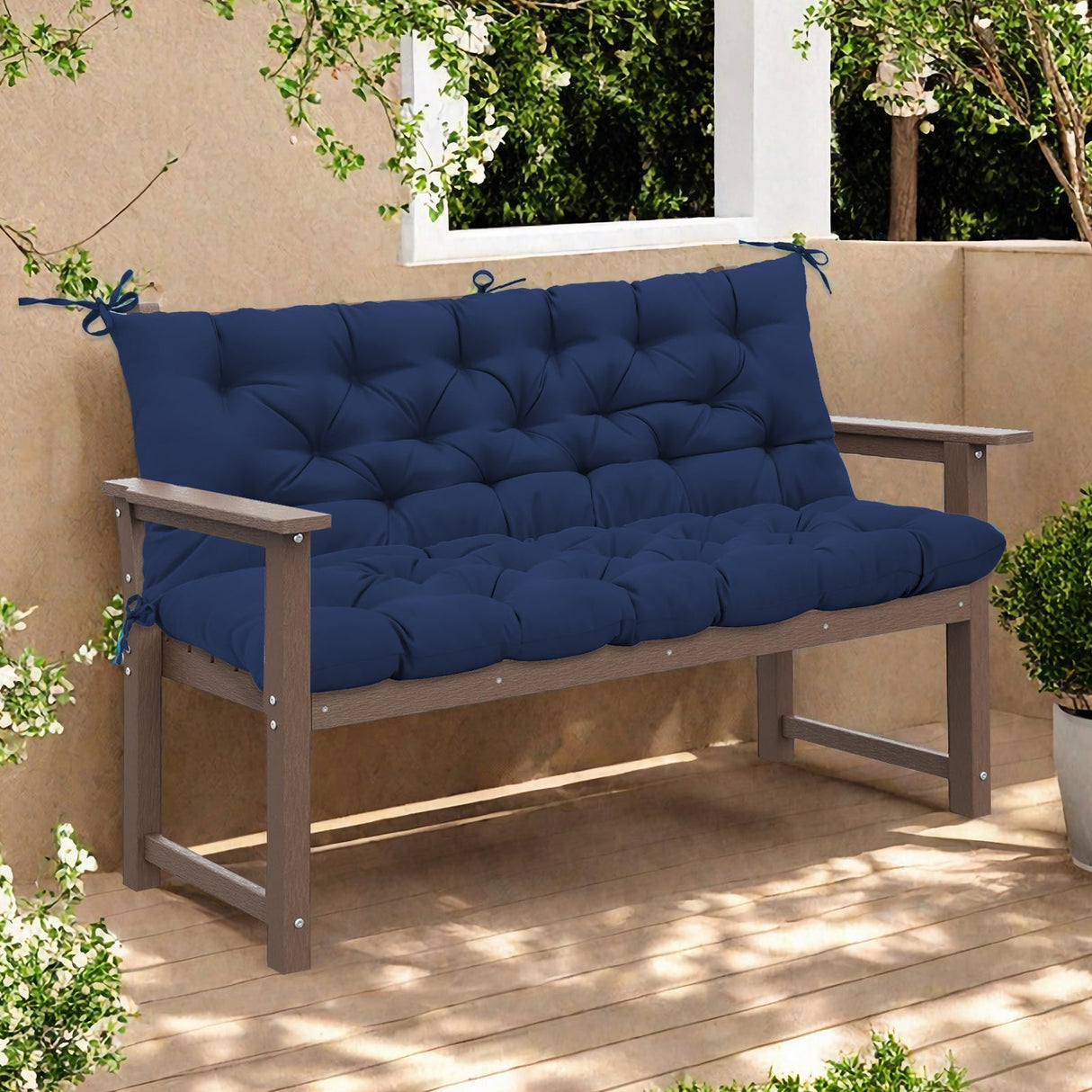 Outdoor Porch 2 - 3 Seater Swing Cushion,59"x43" - Eagle Peak Custom Canopy Tent