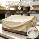 Patio Furniture Cover, 3 Seat Couch 76''W×30.5''D×31.5''H - Eagle Peak®