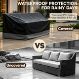Patio Furniture Cover, 3 Seat Couch 87.5''W×28''D×30''H - Eagle Peak®