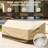 Patio Furniture Cover, 3 Seat Couch 87.5''W×28''D×30''H - Eagle Peak®