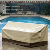 Patio Furniture Cover, 3 Seat Couch 87.5''W×28''D×30''H - Eagle Peak®