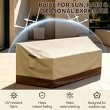 Patio Furniture Cover, 3 Seat Couch 87.5''W×28''D×30''H - Eagle Peak®