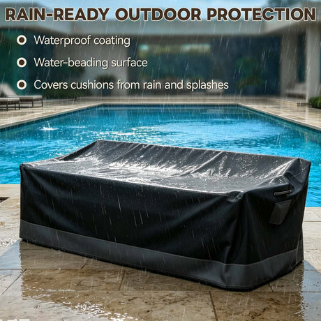 Patio Furniture Cover, Large 3 Seat Couch 78''W×31.5''D×28''H - Eagle Peak®