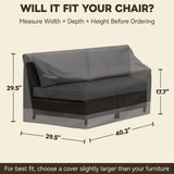 Patio Furniture Cover, Large Loveseat 66''W×29.5''D×29.5''H - Eagle Peak®