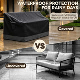 Patio Furniture Cover, Large Loveseat 66''W×29.5''D×29.5''H - Eagle Peak®