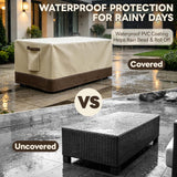 Patio Furniture Cover, Small Coffee Table 34.5''W×21''D×15.5''H - Eagle Peak®
