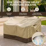 Patio Furniture Cover, Small Loveseat 35.5''W×29.5''D×29.5''H - Eagle Peak®