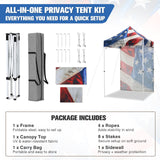 Pop up Canopy 5x5 with One Removable Sunwall, Carry Bag Included - Eagle Peak Custom Canopy Tent