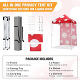 Pop up Canopy 5x5 with One Removable Sunwall, Carry Bag Included - Eagle Peak Custom Canopy Tent