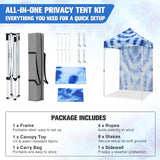 Pop up Canopy 5x5 with One Removable Sunwall, Carry Bag Included - Eagle Peak Custom Canopy Tent