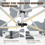 Pop up Canopy 5x5 with One Removable Sunwall, Carry Bag Included - Eagle Peak Custom Canopy Tent