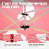 Pop up Canopy 5x5 with One Removable Sunwall, Carry Bag Included - Eagle Peak Custom Canopy Tent