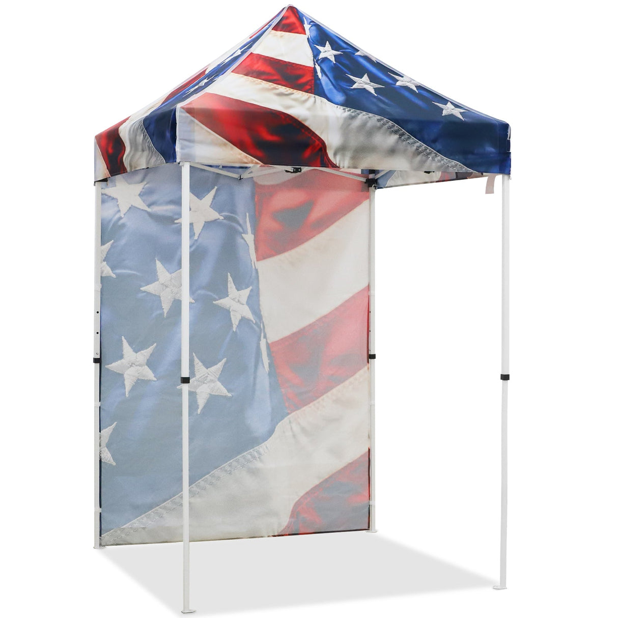 Pop up Canopy 5x5 with One Removable Sunwall, Carry Bag Included - Eagle Peak Custom Canopy Tent