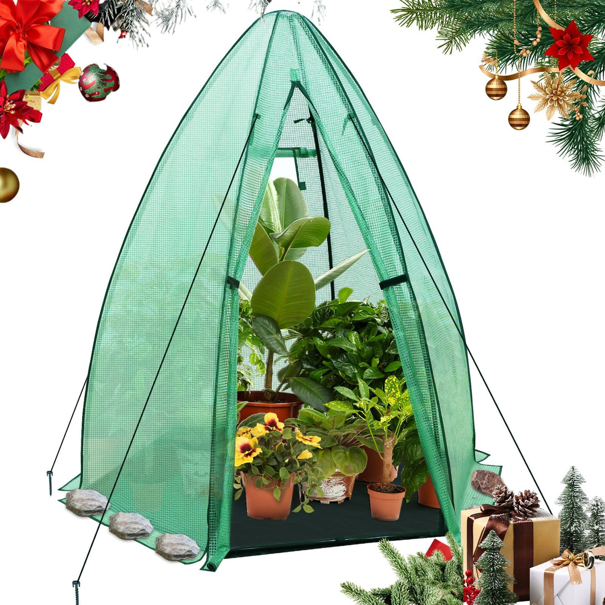Portable Mini Dome Greenhouse - Eagle Peak Custom Canopy Tent