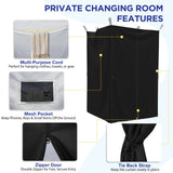 Portable Privacy Tent Hanging Privacy Curtain, Square/Triangular, Black - Eagle Peak Custom Canopy Tent