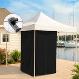 Portable Privacy Tent Hanging Privacy Curtain, Square/Triangular, Black - Eagle Peak Custom Canopy Tent