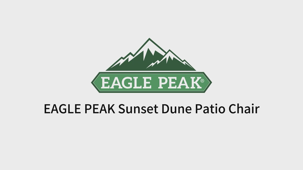 Sunset Dune Outdoor Patio Furniture Chair