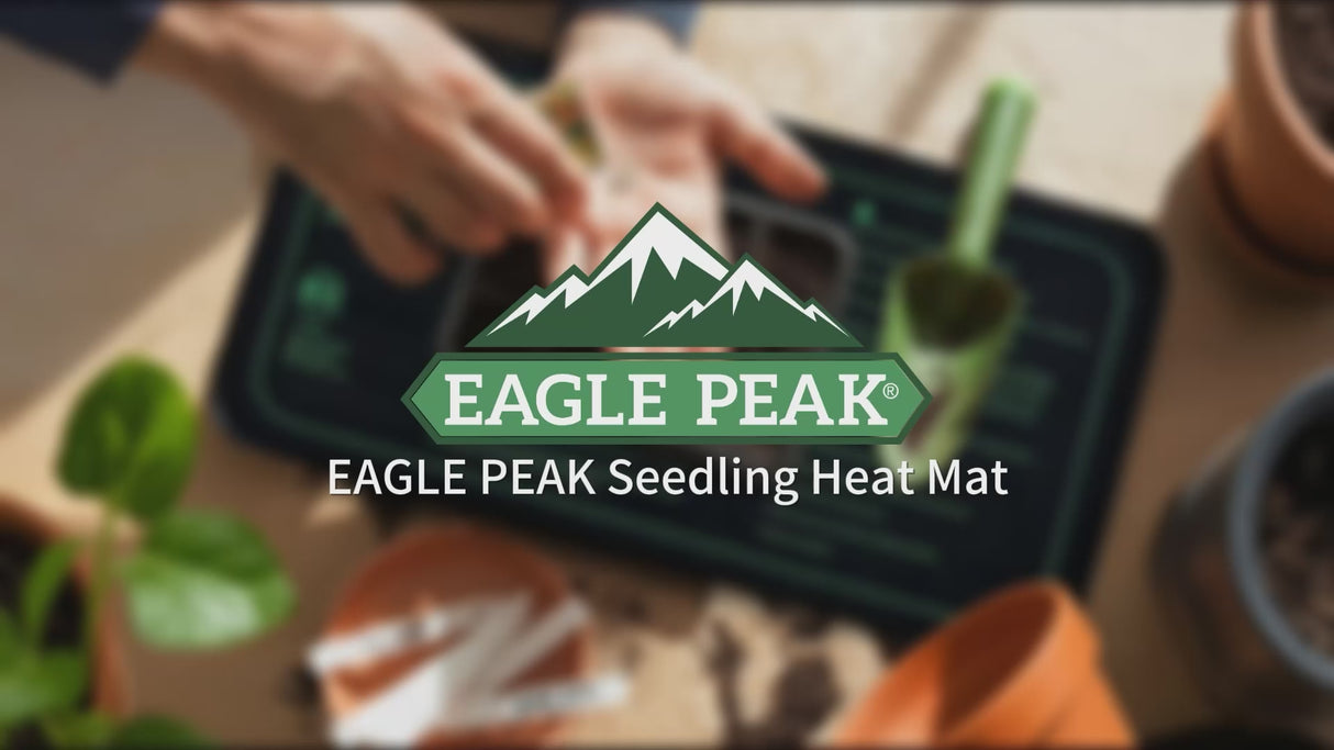 Seedling Heat Mat 20”x20”, UL & MET-Certified Heating Pad for Seed Starting, Contains (1) Warming Mat