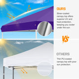 Replacement Canopy Cover with Air Vent for 10x10 Pop Up Canopy Tent, Top Only - Eagle Peak Custom Canopy Tent