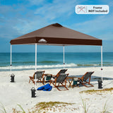 Replacement Canopy Cover with Air Vent for 10x10 Pop Up Canopy Tent, Top Only - Eagle Peak Custom Canopy Tent
