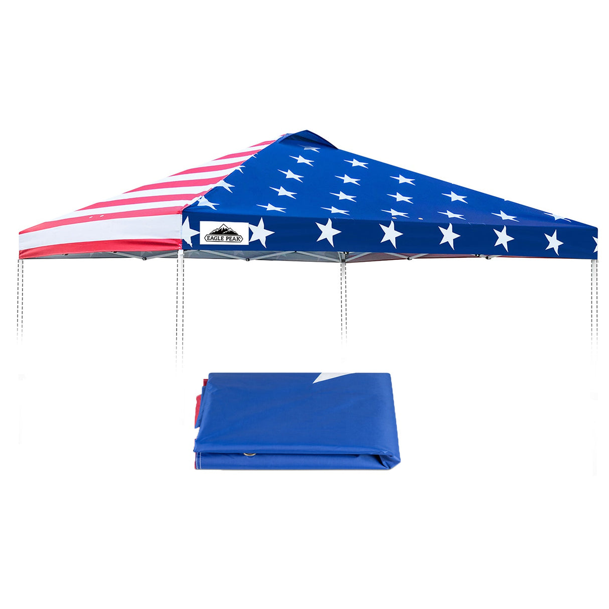Replacement Canopy Cover with Air Vent for 10x10 Pop Up Canopy Tent, Top Only - Eagle Peak Custom Canopy Tent
