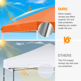 Replacement Canopy Cover with Air Vent for 10x10 Pop Up Canopy Tent, Top Only - Eagle Peak Custom Canopy Tent