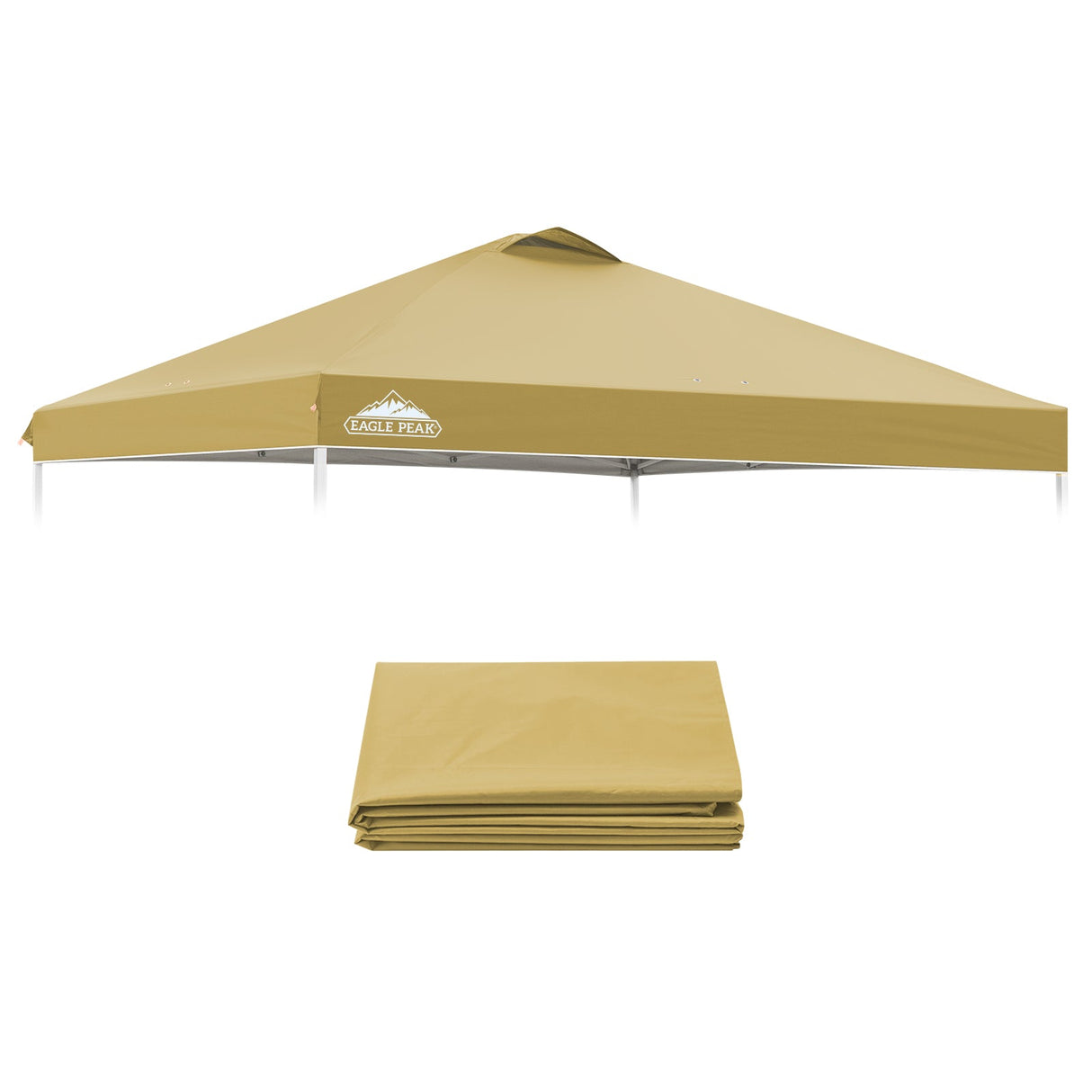 Replacement Canopy Cover with Air Vent for 10x10 Pop Up Canopy Tent, Top Only - Eagle Peak Custom Canopy Tent