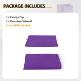 Replacement Canopy Cover with Air Vent for 10x10 Pop Up Canopy Tent, Top ONLY - Eagle Peak Custom Canopy Tent