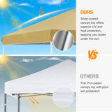 Replacement Canopy Cover with Air Vent for 10x10 Pop Up Canopy Tent, Top Only - Eagle Peak Custom Canopy Tent
