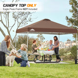 Replacement Canopy Cover with Air Vent for 10x10 Pop Up Canopy Tent, Top Only - Eagle Peak Custom Canopy Tent