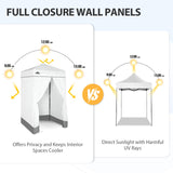 Replacement Canopy Top and Four Walls for 4x4 Changing Room - Frame NOT Included - Eagle Peak Custom Canopy Tent
