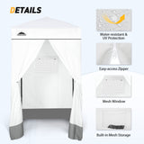 Replacement Canopy Top and Four Walls for 4x4 Changing Room - Frame NOT Included - Eagle Peak Custom Canopy Tent
