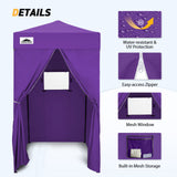 Replacement Canopy Top and Four Walls for 4x4 Changing Room - Frame NOT Included - Eagle Peak Custom Canopy Tent